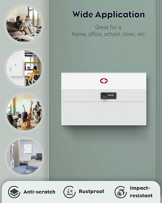 Uniclife Wall Mount Medicine Cabinet - Image 6