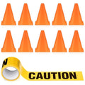 Frienda 11 Pcs Construction Birthday Party Supplies Plastic Traffic Cone by Frienda