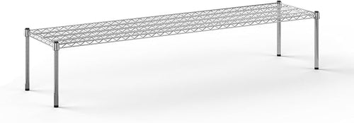 18''W x 72''L x 14''H Chrome Plated Wire Dunnage Rack | Off The Floor Storage by Regal+Altair