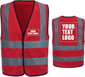 AYKRM 12 colour High visibility viz vest hi vis viz reflective work by AYKRM