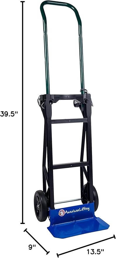 400 lb Capacity Ultra Lightweight Super Strong Nylon Convertible Hand Truck & - Image 10