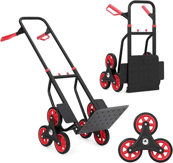 3 in 1 Industrial Convertible Stair Climbing Cart, 1000 LBS Capacity Folding by Unknown