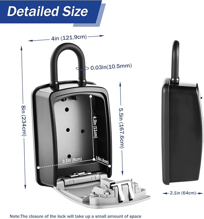Iron Lock® Key Lock Box Portable - Image 5