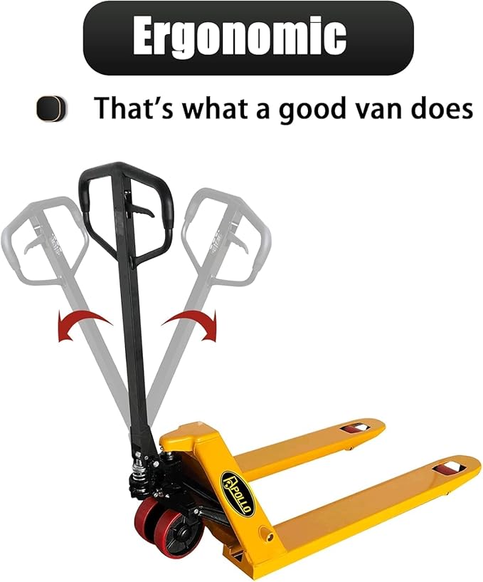 Apollo Pallet Jack Manual Truck Heavy Duty Hand Pallet Truck 6600 Lb. Capacity - Image 6