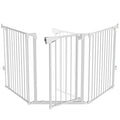 Bonnlo 82-Inch Versatile Safety Gate Metal Baby/Pet Gate Configurable Dog by Bonnlo