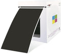 PARLAIM 5 x 3 Inch Black Rectangular Color Coding Stickers, Square 250pcs Color by PARLAIM