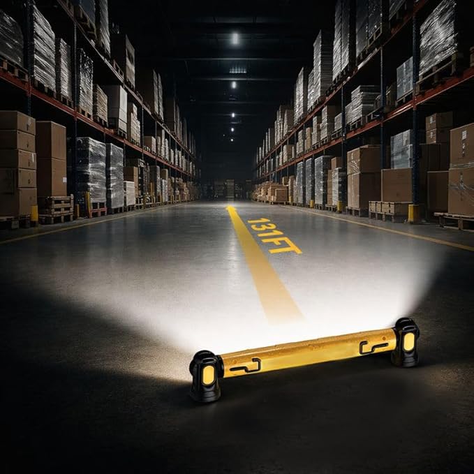 2026 Under Hood Work Light Bar, 3000 Lumen LED Magnetic Rechargeable Work Light - Image 5