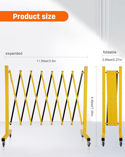 GCCSJ Industrial Expandable Metal Barricade - Image 2