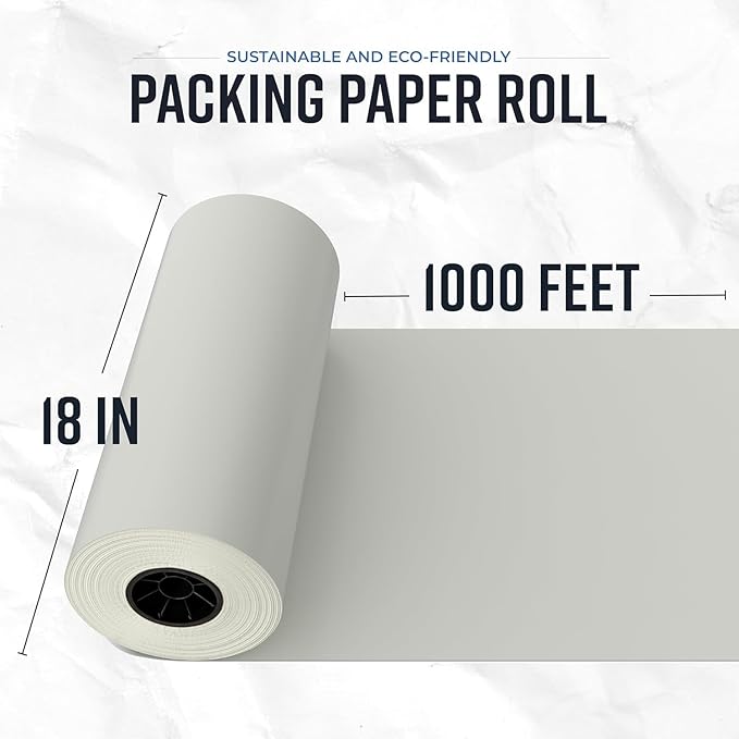Bryco Goods Large Newsprint Packing Paper Roll - Image 2