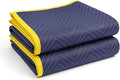 Moving Blankets 72" x 40" Quilted Heavy Duty Furniture Pads Packing Blankets by PackRite