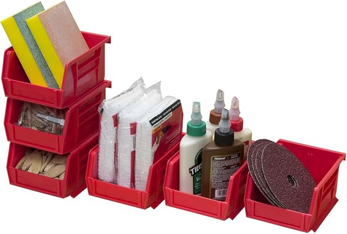 Akro-Mils 30210 AkroBins Plastic Storage Bins, Space-Saving Stackable Bins - Image 8