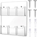 Eersida Acrylic Brochure Pamphlet Holder Brochure Display Stand Business Tri by Eersida