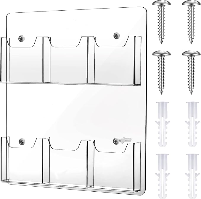Eersida Acrylic Brochure Pamphlet Holder Brochure Display Stand Business Tri by Eersida