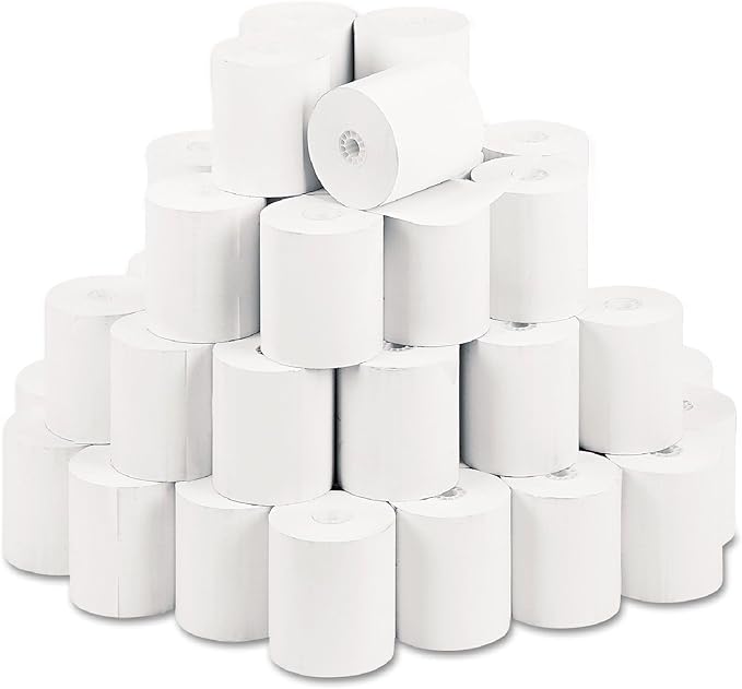 PM Company - Single-Ply Thermal Cash Register/POS Rolls, 3-1/8" x 230 ft. by PMCompany