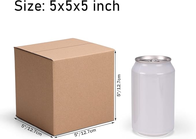 CRUGLA 40 Packs 5x5x5 Shipping Boxes - Image 2