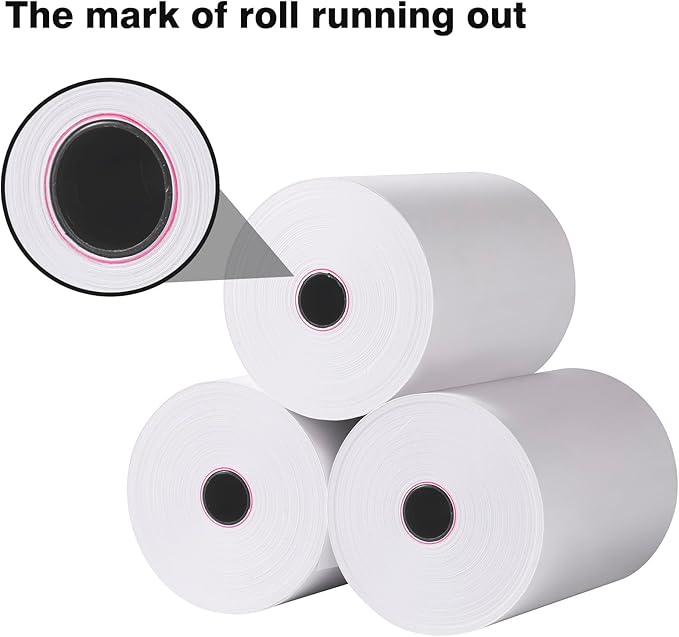 20 Rolls, 3 1/8"x250', Fits most of Cash Registers/POS Thermal Printers. - Image 3