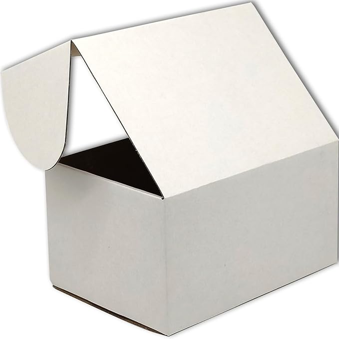 White Shipping Boxes for Small Business Pack of 15-12x9x6 inches Cardboard - Image 4