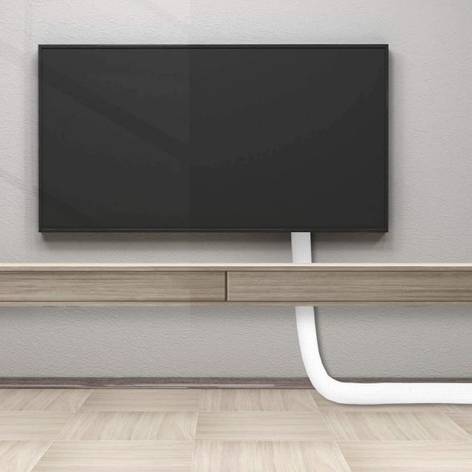 6.6ft - 1/2 inch Gold Cable Sleeve, Cable Organizer - Image 7