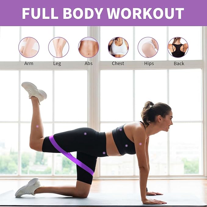100 PCS Bulk Resistance Bands, Loop Exercise Bands Set - Image 7
