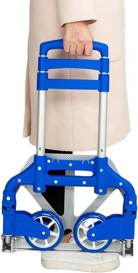 Folding Hand Truck Dolly, 200 lbs Capacity Dolly Cart, Aluminum Portable - Image 4