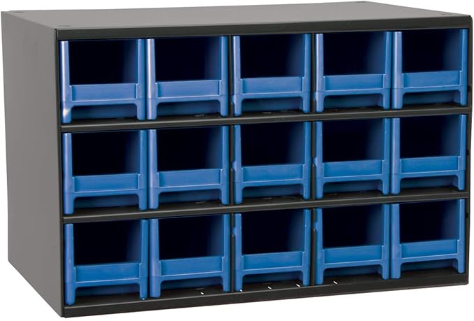 Akro-Mils Steel Garage Storage Cabinet, Small Parts Organizer Metal Cabinet by Akro-Mils