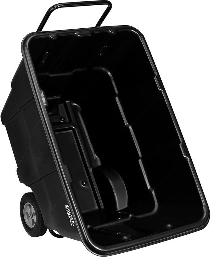 Global Industrial Standard Duty Plastic Tilt Truck 1/2 Cubic Yard Capacity 850 - Image 2