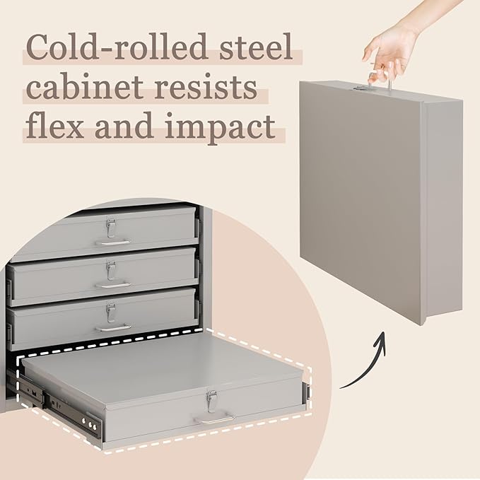 Steel Compartment Box Slide Rack, 4 Divider Scoop Boxes, Cold-Rolled Steel - Image 7