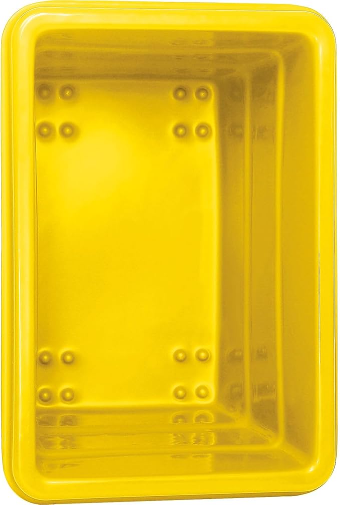 Global Industrial 6 Bushel Plastic Bulk Box Truck, Direct Mount Base, 500 lbs. - Image 4