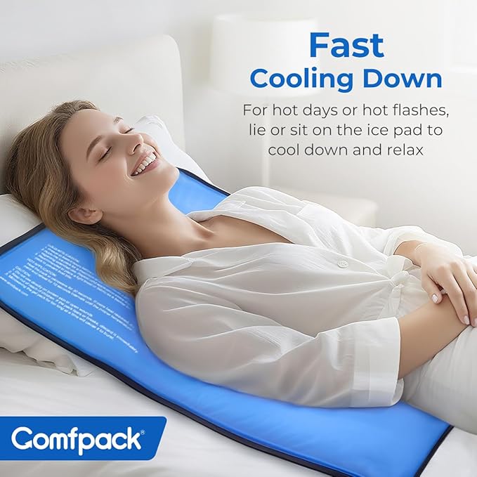 XL Ice Pack for Injuries Reusable, Flexible Hot Cold Pack 21.7 x 13 - Image 6