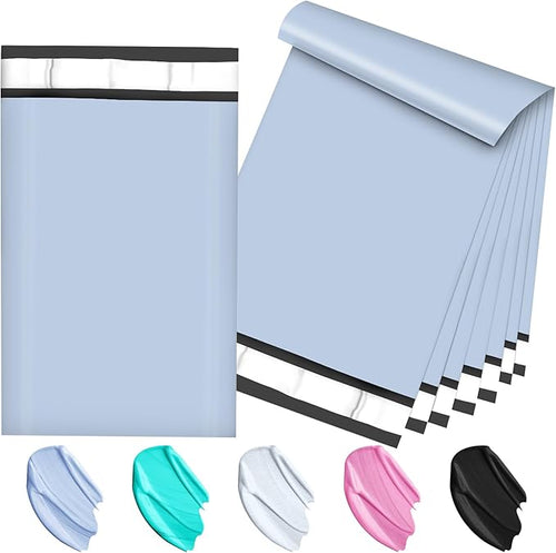 120PC Poly Mailers 6x9 Inch Light Blue Mailing Envelopes Bags Shipping Bags by JollyTrip