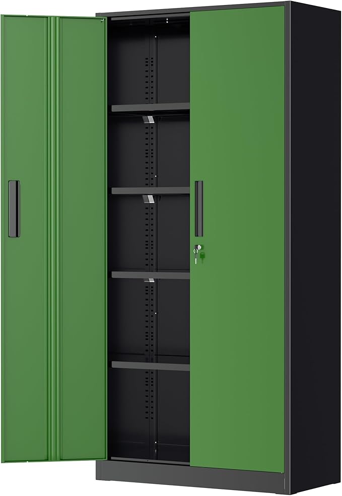 Greenvelly Metal Garage Storage Cabinet, Metal Tool Cabinets, Locking File by Greenvelly