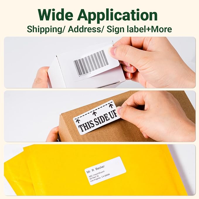 Compatible with Brother DK-1209 White Paper Label, Address Barcode Die-Cut Work - Image 5