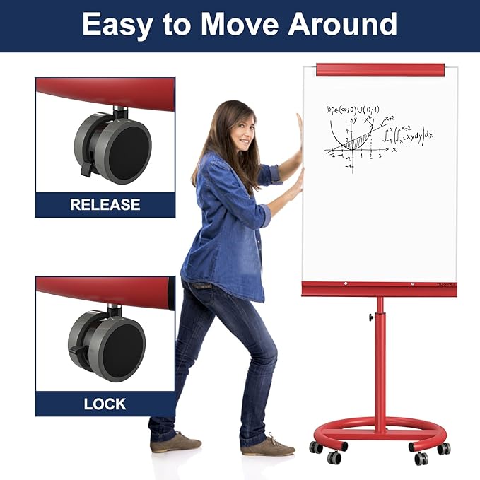TSJ OFFICE Mobile Whiteboard Magnetic - Image 5