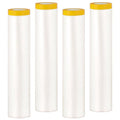Pre-Taped Masking Film, 4 Rolls 8.8 x 65 Feet Plastic Sheeting, Painters Drop by Unknown