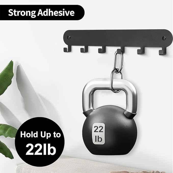 2 Pack Key Holder for Wall, Key Hooks, Key Holder Wall Mount Self Adhesive - Image 5