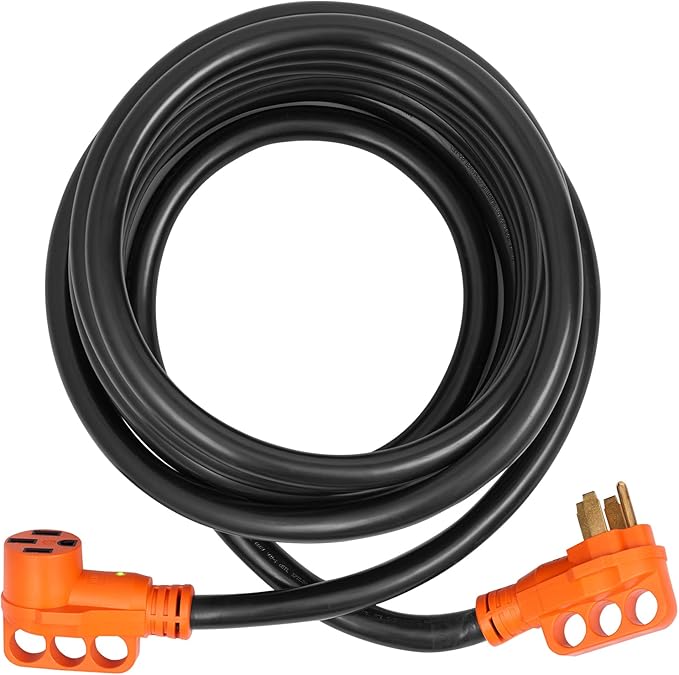 VEVOR 50 Amp RV Extension Cord, 15 ft, Heavy Duty STW 6/3+8/1 AWG RV Power Cord - Image 11