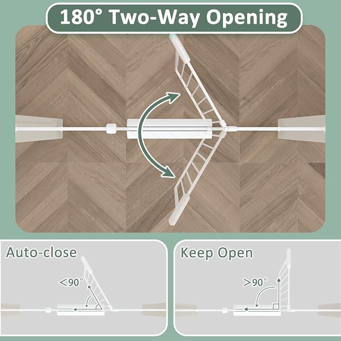 TSAYAWA Narrow Baby gate Baby Safety Gate 24.02-29Inch Auto Close Child Gates - Image 6