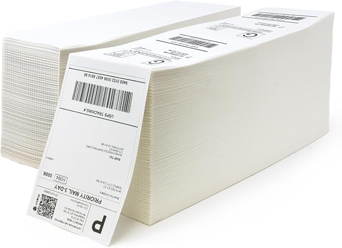Buhbo 4" x 6" Direct Thermal Labels by Buhbo