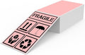 Pink Thermal Labels 3 × 5 Inch Vinyl Self-Adhesive Fanfold Direct Shipping by YIKIADA