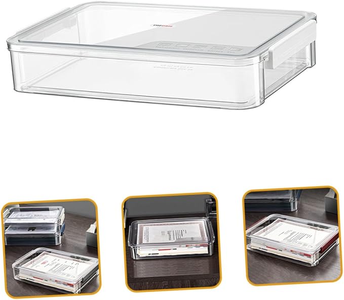 Transparent Stackable File Storage Box - Image 4