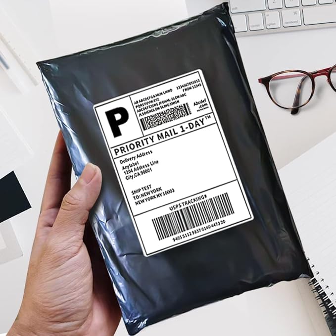 POLYSELLS 2000 pcs 10x13 Inches Black Poly Mailers Shipping Envelopes, Strong - Image 4