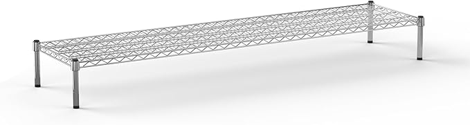 18''W x 72''L x 8''H Chrome Plated Wire Dunnage Rack | Off The Floor Storage by Regal+Altair