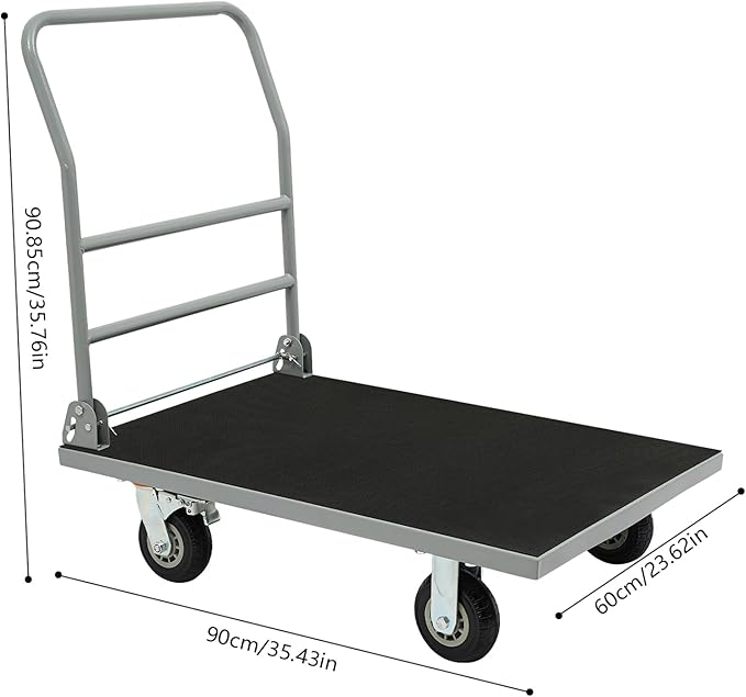 Heavy Duty Foldable Platform Truck Cart - Image 3