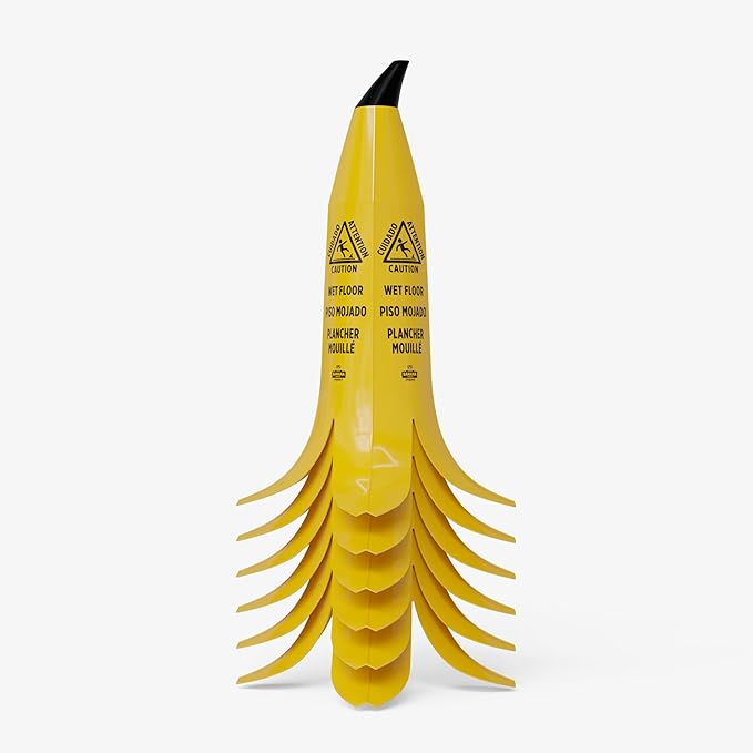 Banana Cone® Safety Sign, 2FT Height, CAUTION WET FLOOR - Image 4