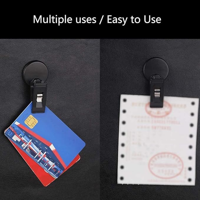 KENANLAN 2Pcs Car Note Pad Holder, Car Notepad Clip, Car Ticket Holder Sucker - Image 5