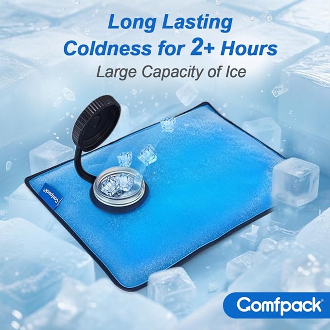 Large Refillable Ice Bag for Injuries, FSA Eligible, 14.5" x 10.6" Travel Ice - Image 6