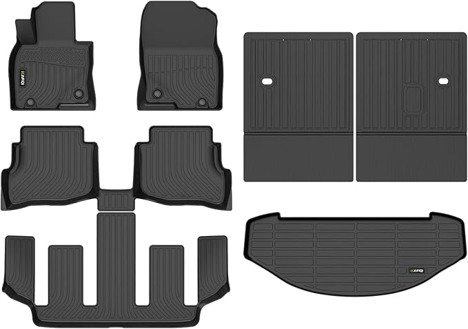 HAFIDI® Floor Mats & Cargo Liner & Seatback Cargo Set Fit by HAFIDI