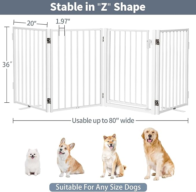 Metal Freestanding Dog Gates - Image 6