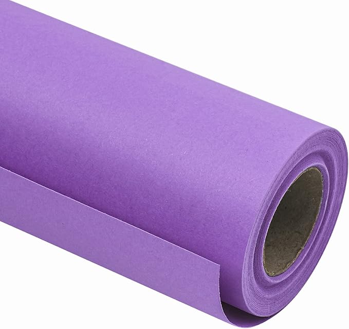 RUSPEPA Drak Purple Kraft Paper Roll by RUSPEPA