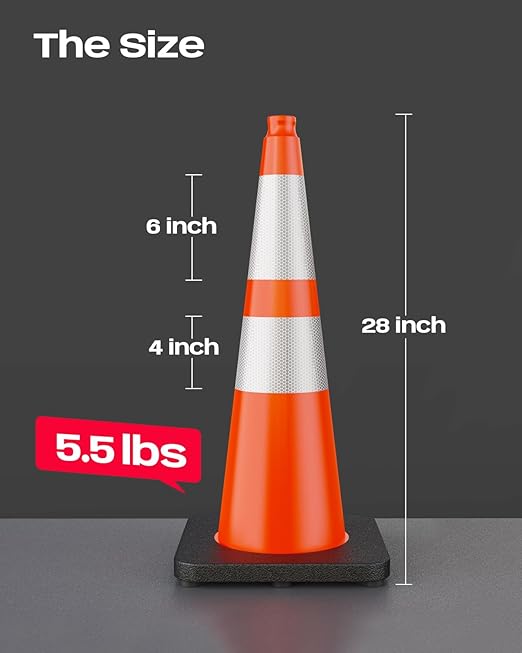 BATTIFE 28 Inch Traffic Cones - Image 7